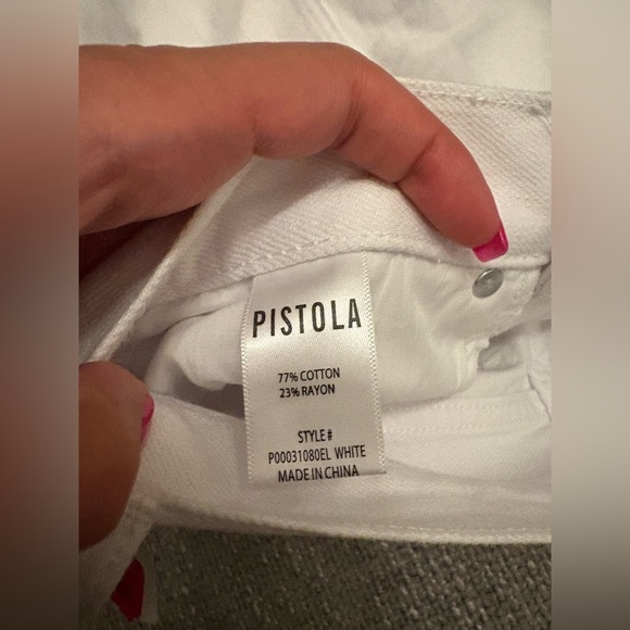 Pistola Alice White High Rise Midi denim Skirt – Size 26 - Picture 9 of 13